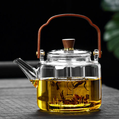 Borosilicate Glass Teapot with Infuser – Heat Resistant