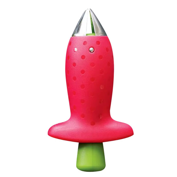 2Pc/ Set Kitchen Fruit Gadget Tools Strawberry Slicer Cutter Strawberry Corer Strawberry Huller Leaf Stem Remover