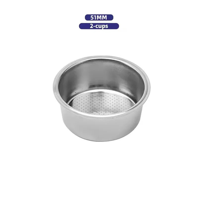 51Mm 54Mm 58MM Coffee Filter Basket Stainless Steel Replacement Basket for Portafilter Espresso Machine Barista Accessories