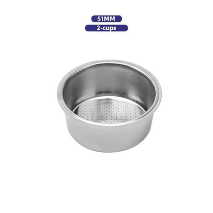 51Mm 54Mm 58MM Coffee Filter Basket Stainless Steel Replacement Basket for Portafilter Espresso Machine Barista Accessories