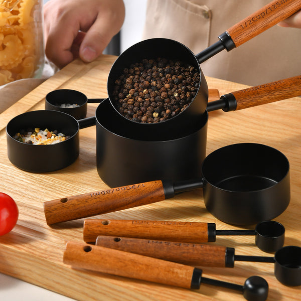 Wood Handle Measuring Set
