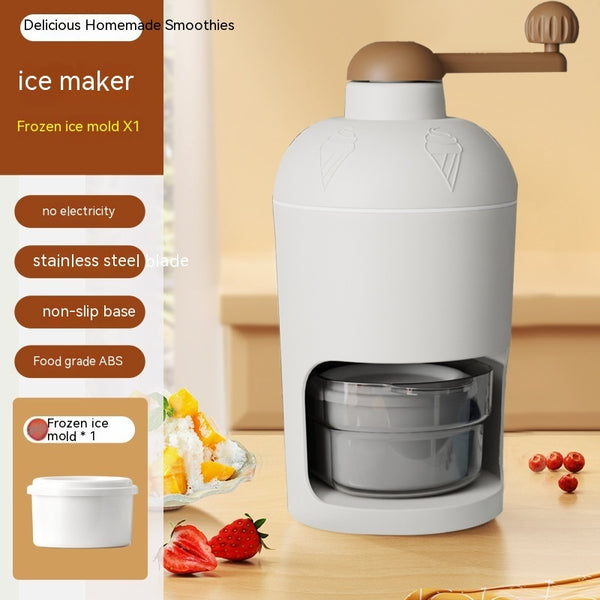 Wudy Kitchen Wudy Manual Ice Crusher — ABS housing, stainless steel blade — 45-degree angle, studio light