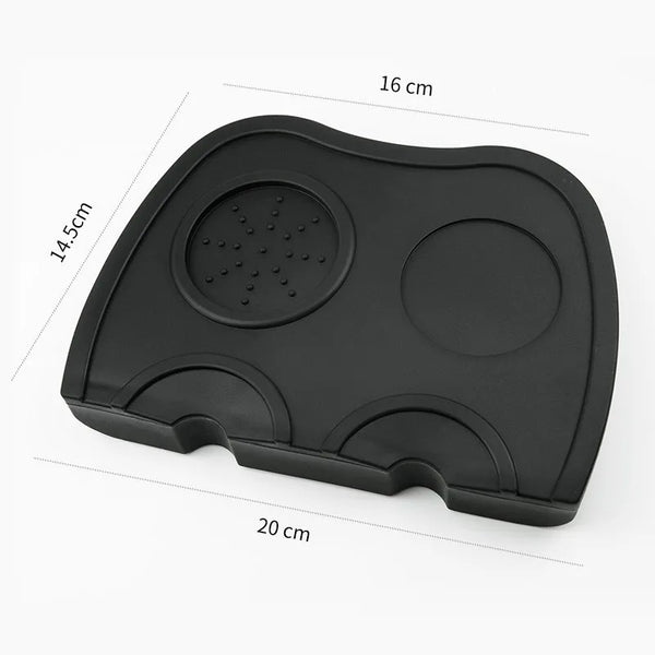 Coffee Tamper Mat Pad anti Skid Tamper Mat Barista Coffeeware Tamping Tools Barista Espresso Tampering Holder Corner Cushion Pad