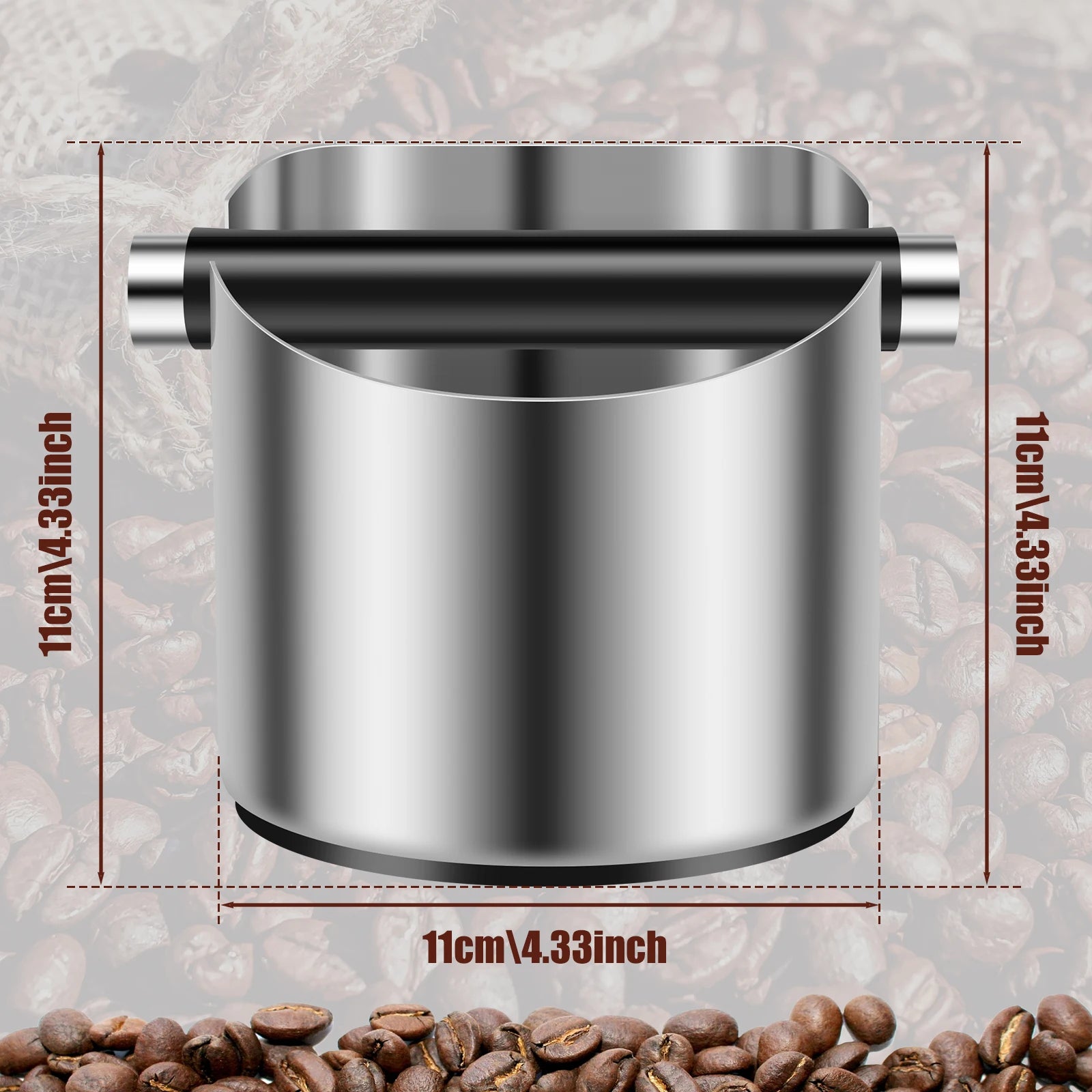 Stainless Coffee Knock Box