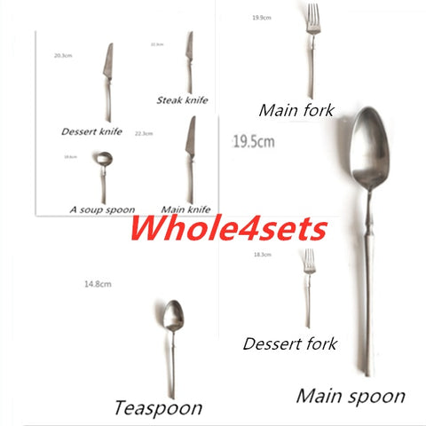 Premium Stainless Steel Cutlery Set – Modern Flatware