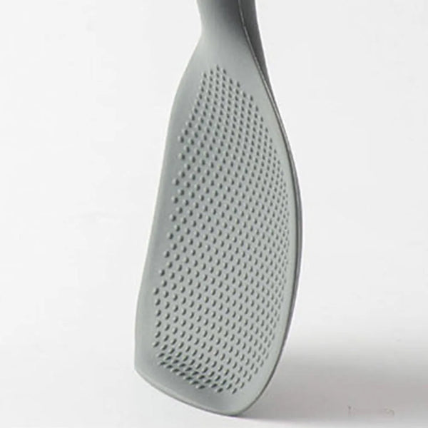 1Pcs Silicone Spoon Non-Stick Cooking Spoon Anti-Scalding Pot Rice High-Temperature-Resistant Spoon Durable Kitchen Gadgets