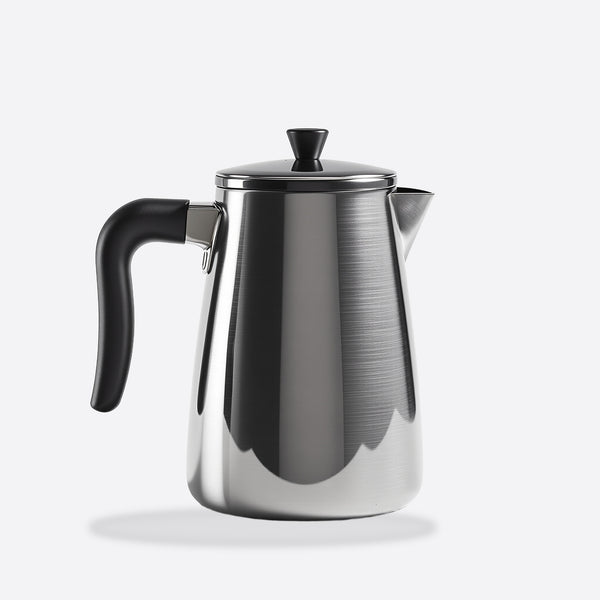 Stainless Steel Pouring Pot – Heat-Resistant Coffee & Milk Kettle (3 Sizes) — catalog shot | Wudy Kitchen