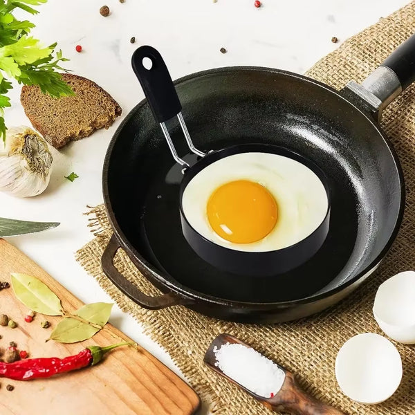 Anti-Scald Egg Fried Ring Professional Stainless Steel Nonstick round Pancake Mold Cooking Egg Mould Breakfast Sandwich Tools