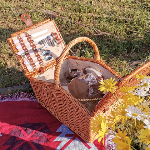 Wudy Spring Large Capacity Picnic Basket