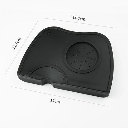 Coffee Tamper Mat Pad anti Skid Tamper Mat Barista Coffeeware Tamping Tools Barista Espresso Tampering Holder Corner Cushion Pad