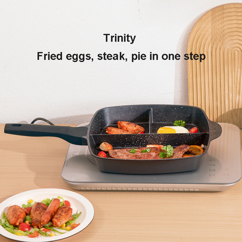 3-in-1 Non-stick Breakfast Frying Pan