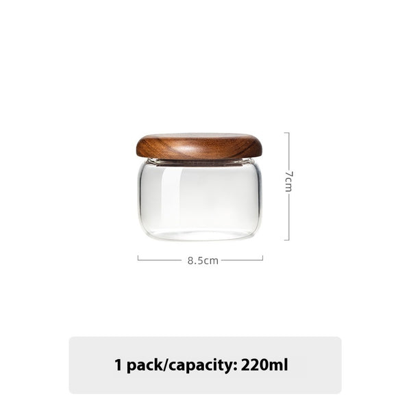 Acacia Glass Storage Jar — Wudy Kitchen, image 10