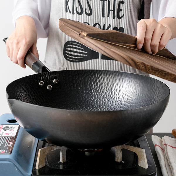 Wudy Kitchen — Iron Pan Traditional Iron Wok Handmade