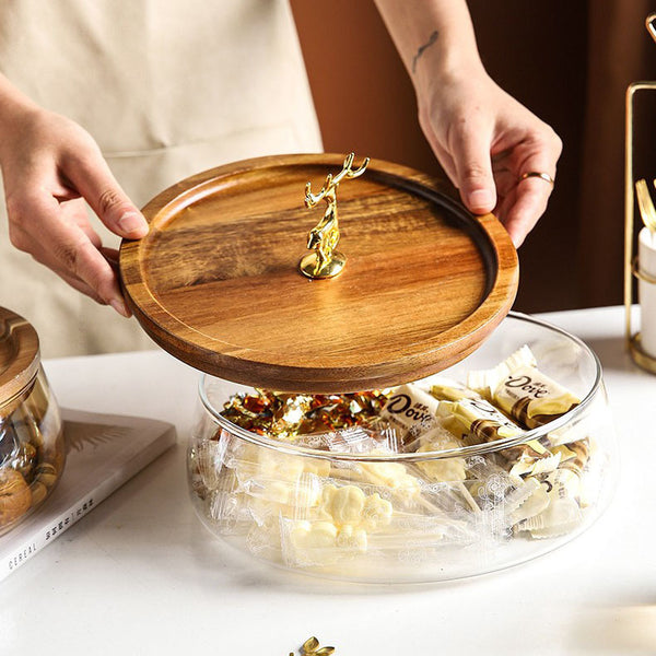Wudy Kitchen — Glass Fruit Pot – Coffee Table Snack
