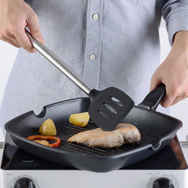 Wudy Kitchen — Wudy 16-Piece Premium Stainless Steel & Silicone Utensil Set
