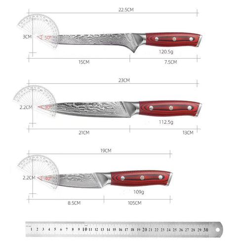 Damascus Steel Chef Knife - Wudy Kitchen