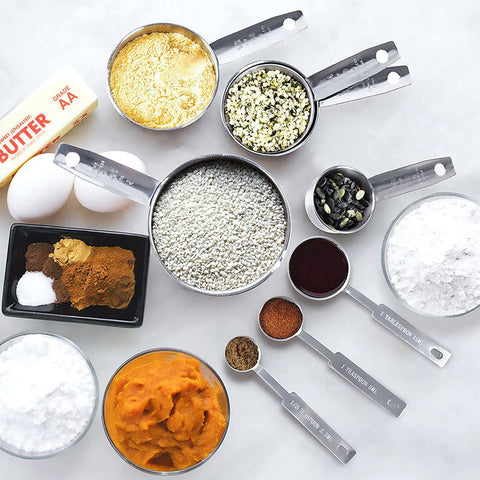 13-Piece Stainless Steel Measuring Cups & Spoons Set