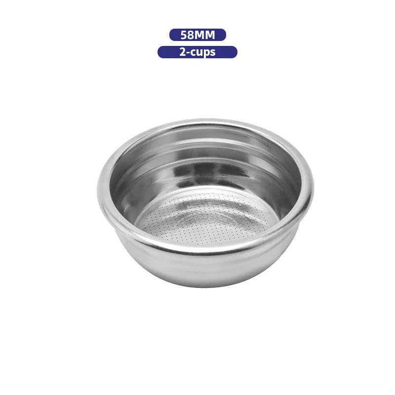 Stainless Steel Portafilter Basket — 51 / 54 / 58 mm — Wudy Kitchen, image 11
