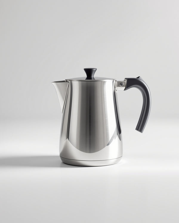 Stainless Steel Pouring Pot – Heat-Resistant Coffee & Milk Kettle (3 Sizes) — detail shot | Wudy Kitchen
