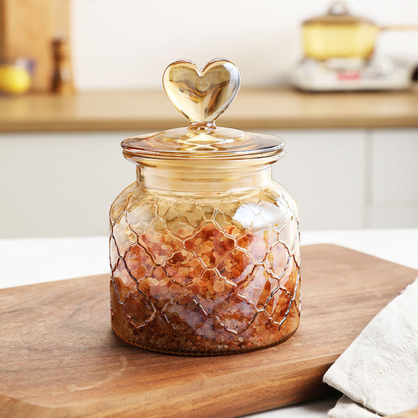 Japanese Amber Storage Jar — Wudy Kitchen, image 9