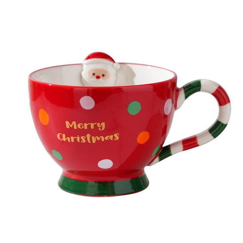 Christmas Ceramic Mug 500ml – Gingerbread Holiday Cup