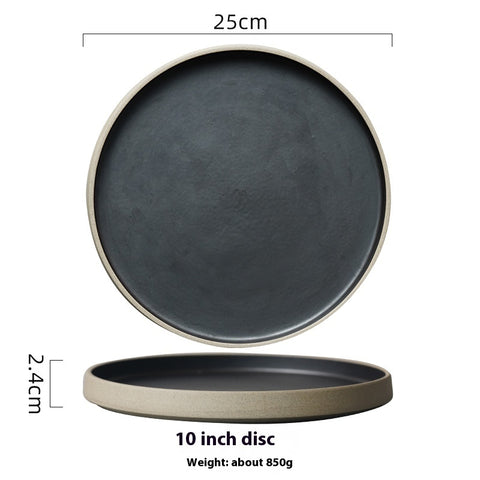 Wudy Handmade Pottery Clay Deep Plate