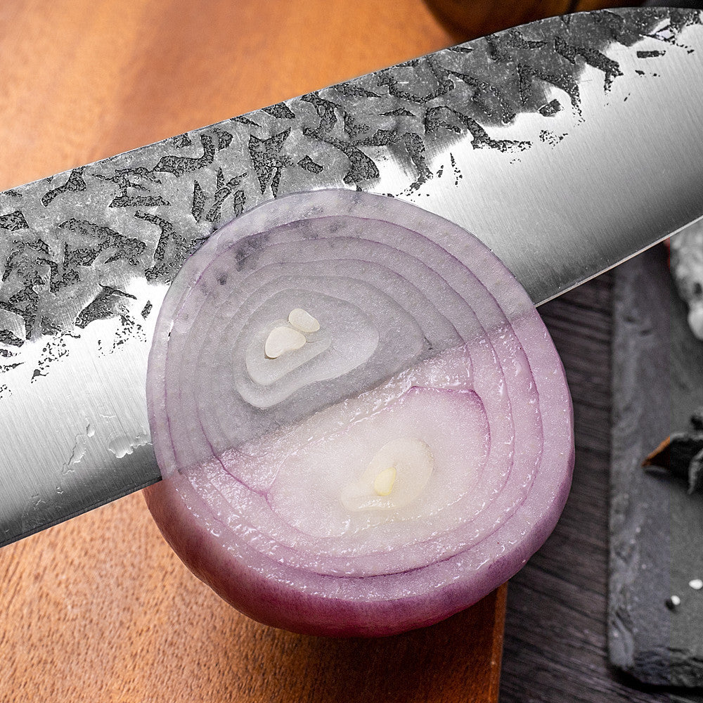Handmade Hammered Forged Chef's Knife