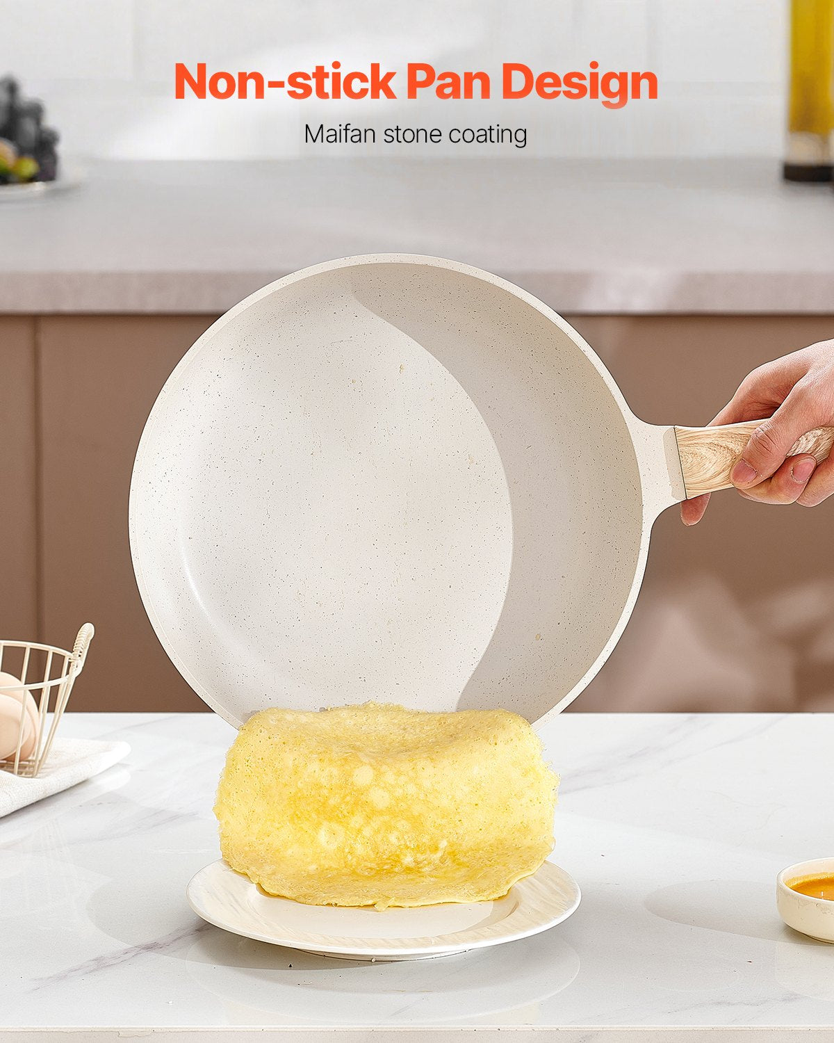 Wudy 19-Piece Maifan Stone Cookware Set | Induction Ready