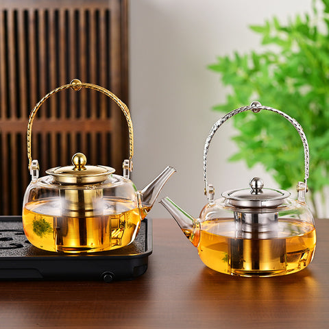 Borosilicate Glass Teapot with Infuser – Heat Resistant