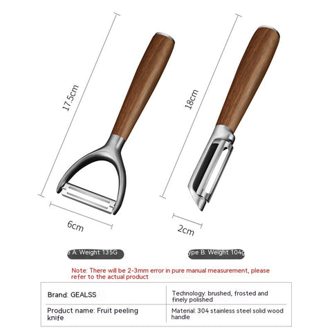 Rosewood Handle Peeler – 304 Stainless Steel