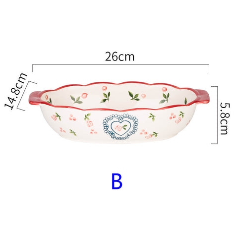 Colorful Porcelain Baking Dish – Rectangular & Oval Designs