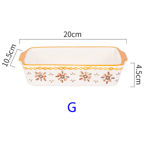 Colorful Porcelain Baking Dish – Rectangular & Oval Designs