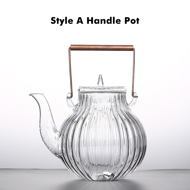 Heat-Resistant Glass Teapot
