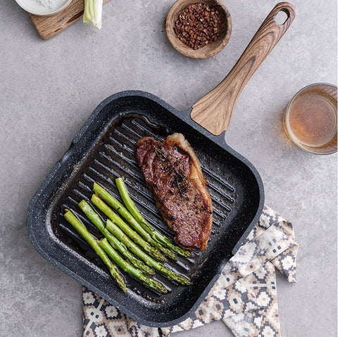 Premium Medical Stone Grill Pan – Designed for Steak & Everyday Perfection