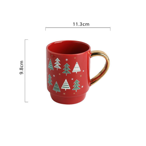 Christmas Ceramic Tableware Set – Holiday Dinner Plates, Mugs & Bowls Collection