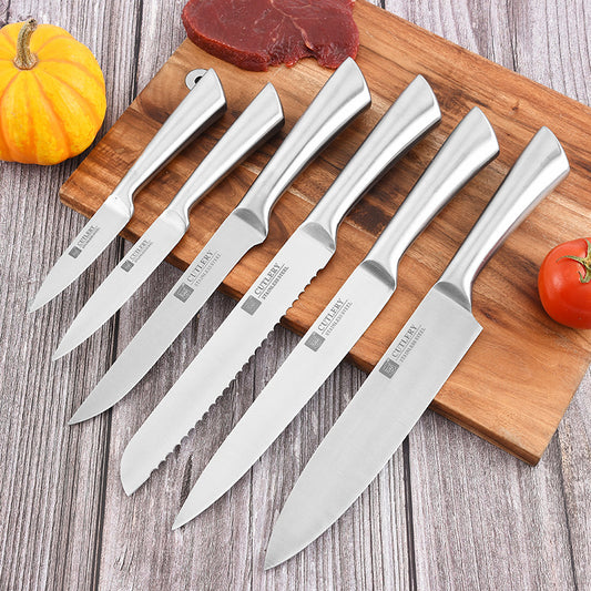 Professional Stainless Steel Knife Series with Hollow Handle