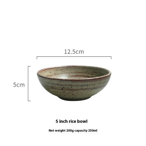 Creative Retro Ceramic Tableware Bowl Saucers
