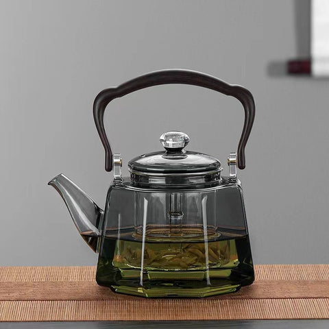 Borosilicate Glass Teapot – Heat-Resistant Transparent Teapot