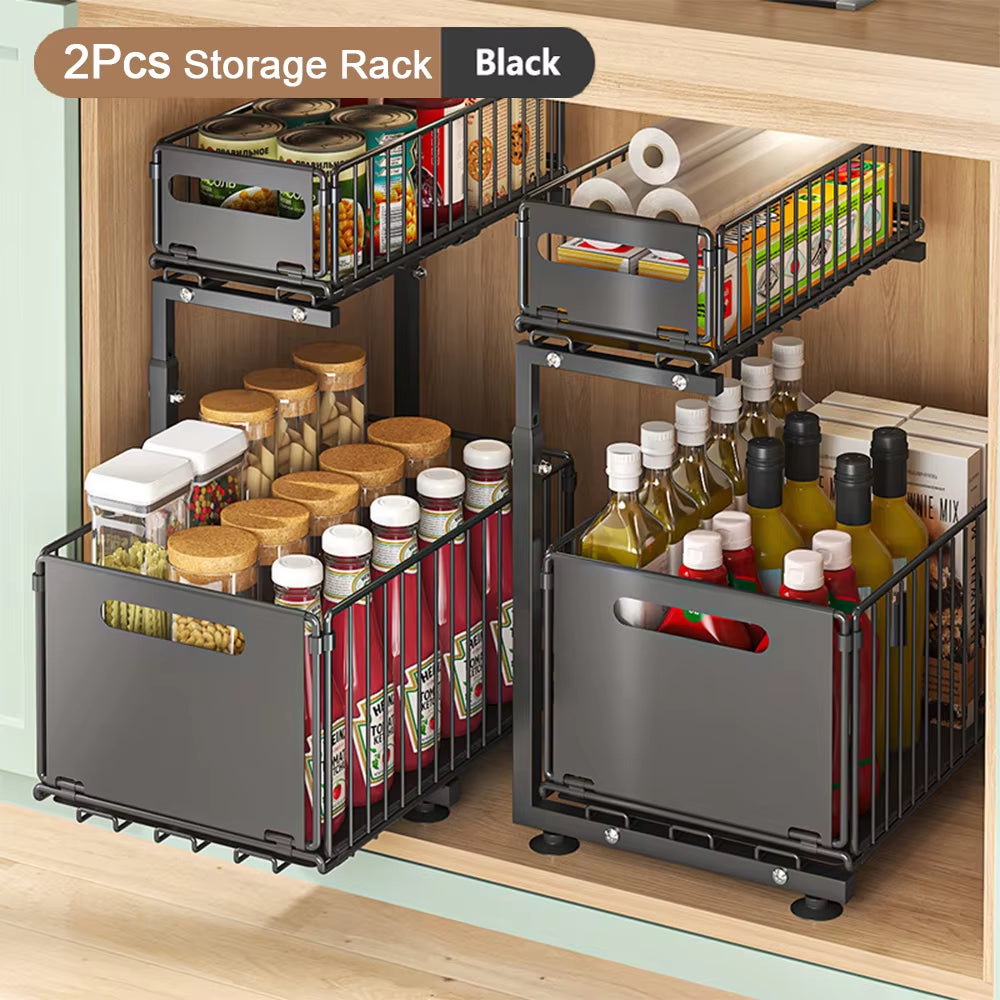2-Tier Cabinet Organizer · 38 cm — Wudy Kitchen, image 8