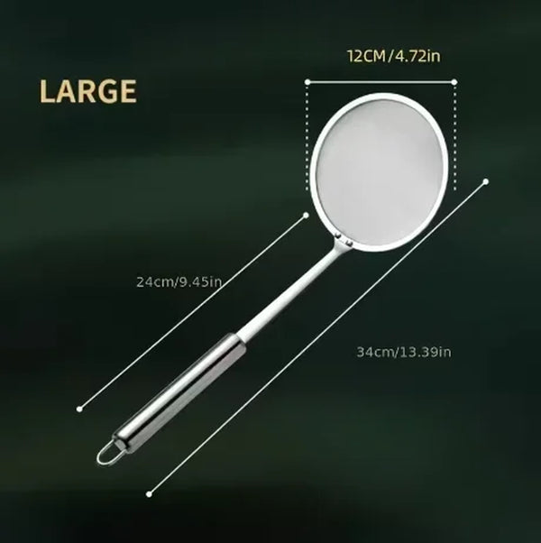 Stainless Steel Fine Mesh Filter, Multi-Function Colander for Juice, Coffee, Tea, & Vegetables, Kitchen Accessories