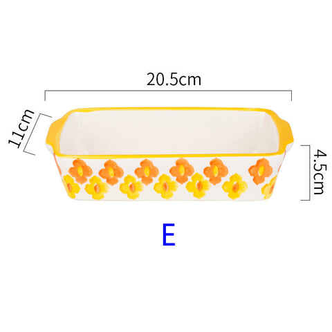 Colorful Porcelain Baking Dish – Rectangular & Oval Designs