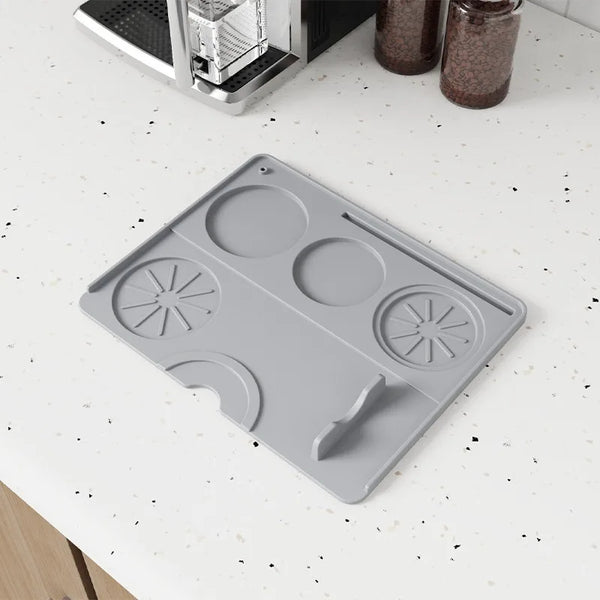 Silicone Espresso Tamping Mat Non Slip Holder Pad Coffee Press Cushion Tools Home Coffee Tamp Station Mat for Cafe