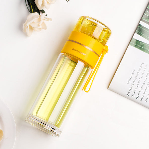 Wudy Kitchen — Wudy Glass Tea Infuser Bottle – Smart Brewing