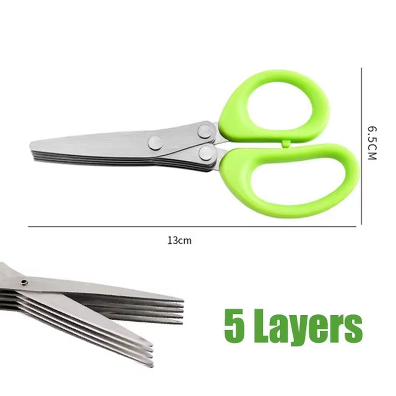 Multi-Blade Herb Scissors — 3 or 5 Blade — Wudy Kitchen, image 8