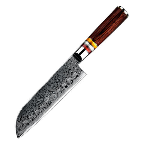 Premium Damascus Steel Chef Knife - AUS10 Core