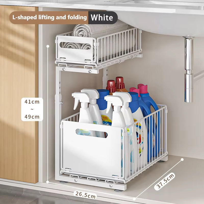 2-Tier Cabinet Organizer · 38 cm — Wudy Kitchen, image 9