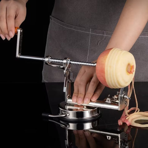 PeelCore Slice™ by Wudy - 3-in-1 Apple Peeler, Corer & Slicer