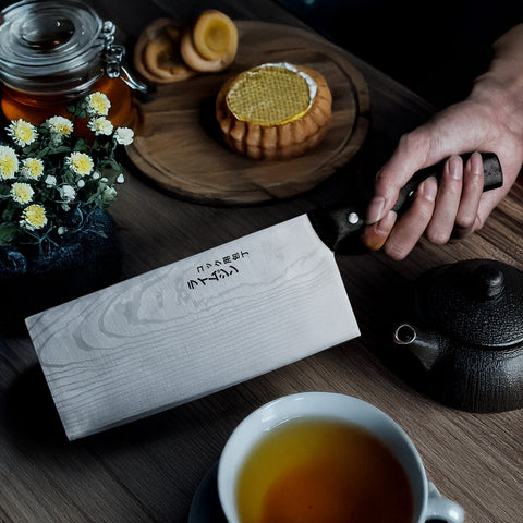 Damascus Steel Chinese Cleaver Knife with Premium Gift Box