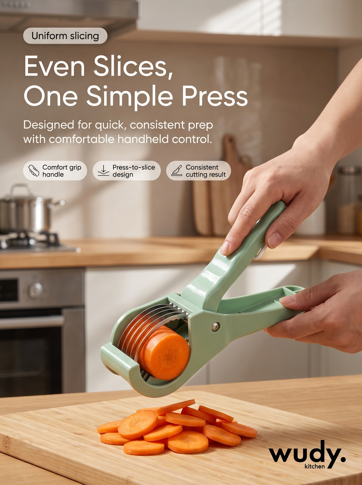 Stainless Steel Fruit & Vegetable Slicer