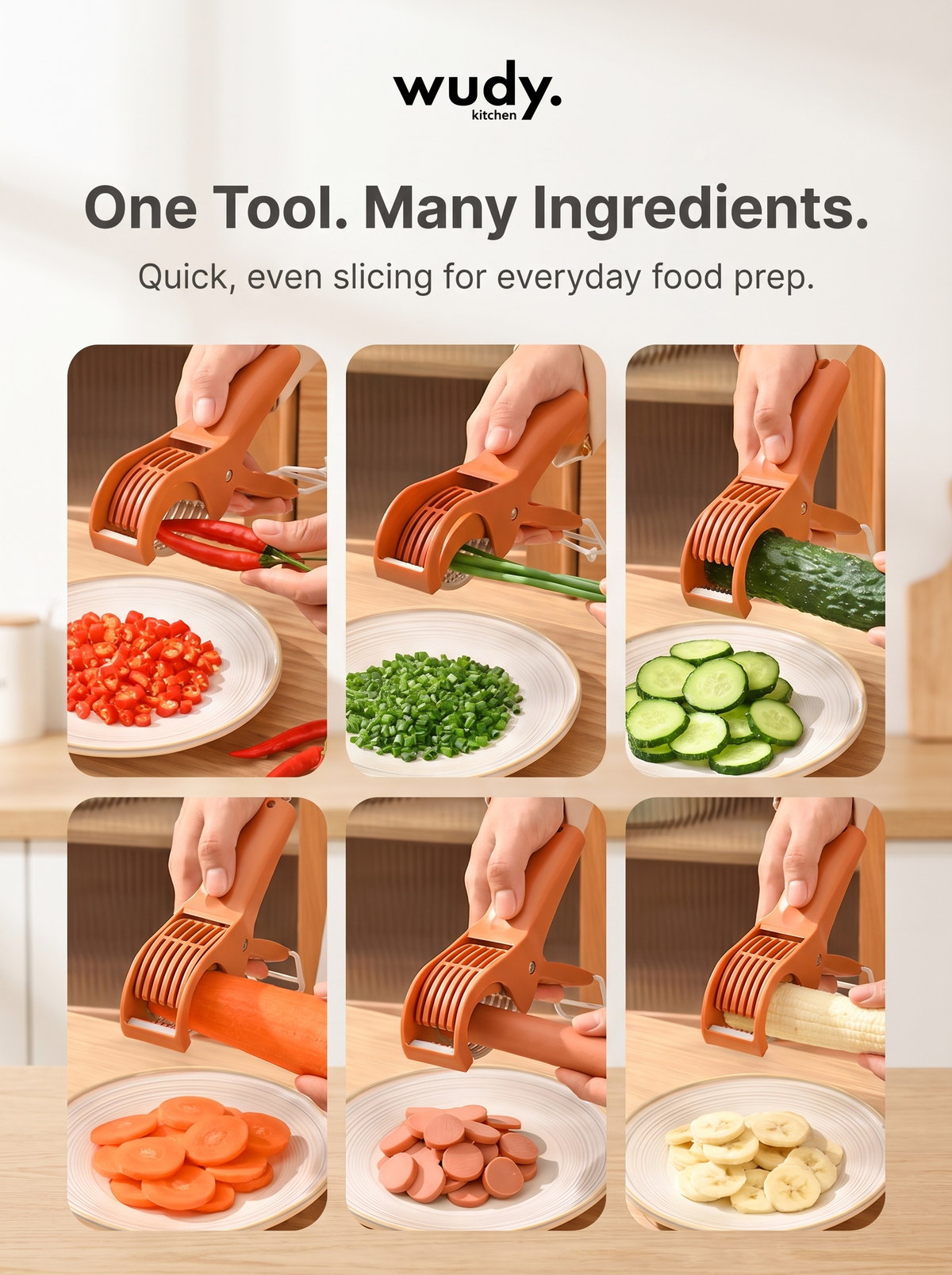 Stainless Steel Fruit & Vegetable Slicer